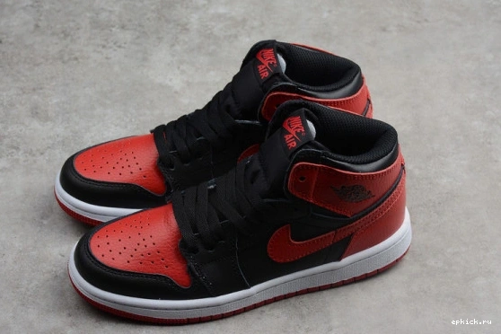 Cheap EP 1 Kid OG Bred Red High Jordan Black Air Banned  555088  555088 001 Kids Retro 001 0428